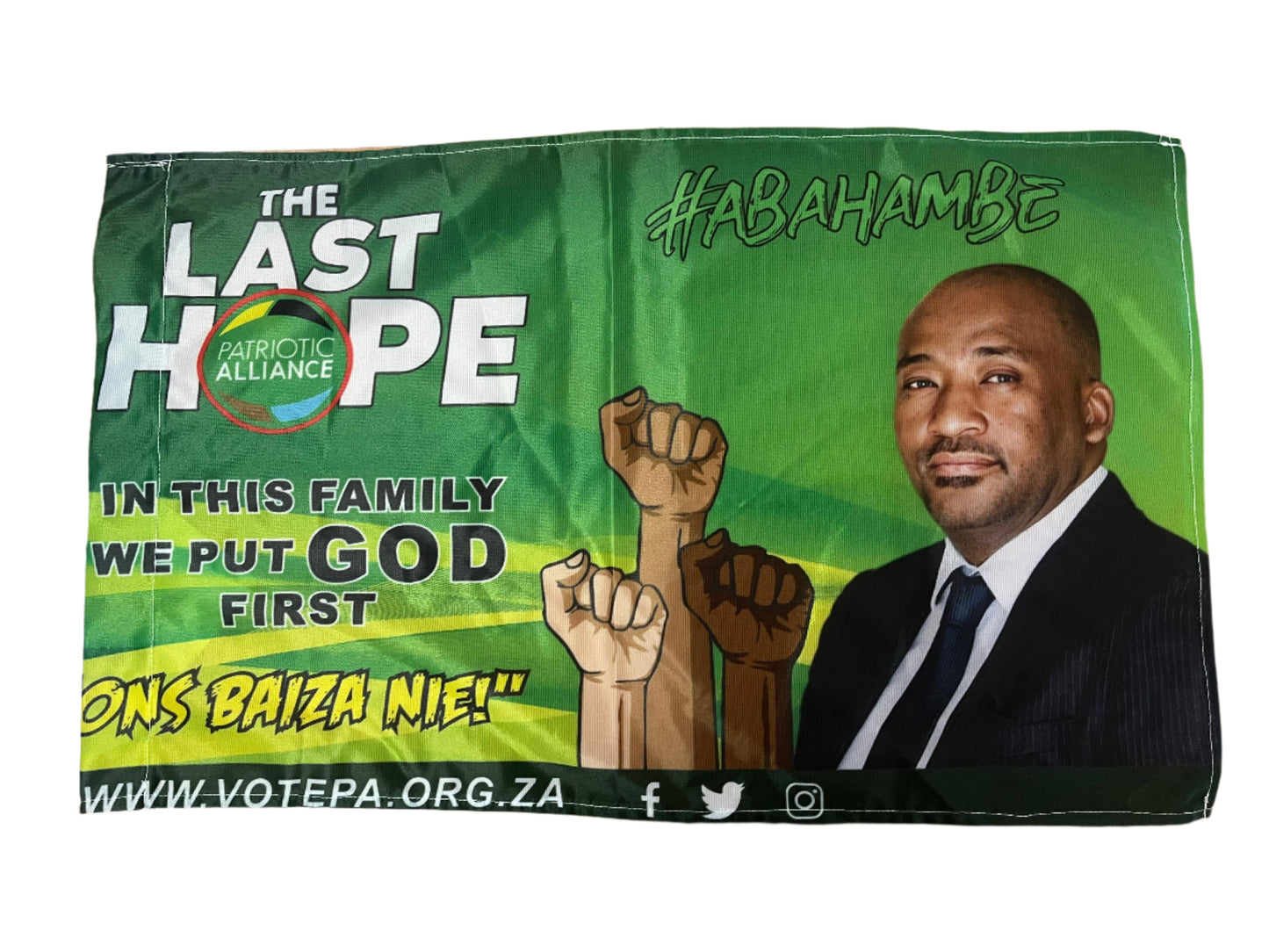 PA FLAG (WITHOUT STICK) 39cm x68 cm